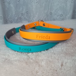 Herzband Zugstopp Halsband unterlegt