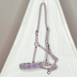 Herzband Freundschaftshalfter Lavendelblüte